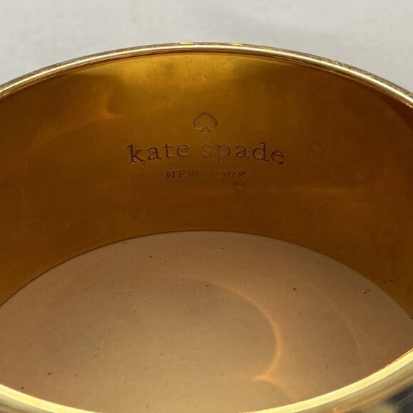 Kate Spade 2012 collection Cream and Black Geometric Bangle Bracelet - Picture 3 of 7